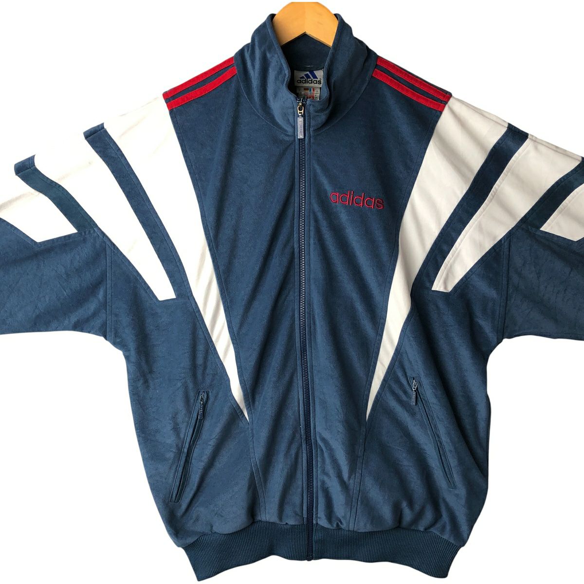 古着 90年代 アディダス adidas ベロアジャージ トラックジャケット