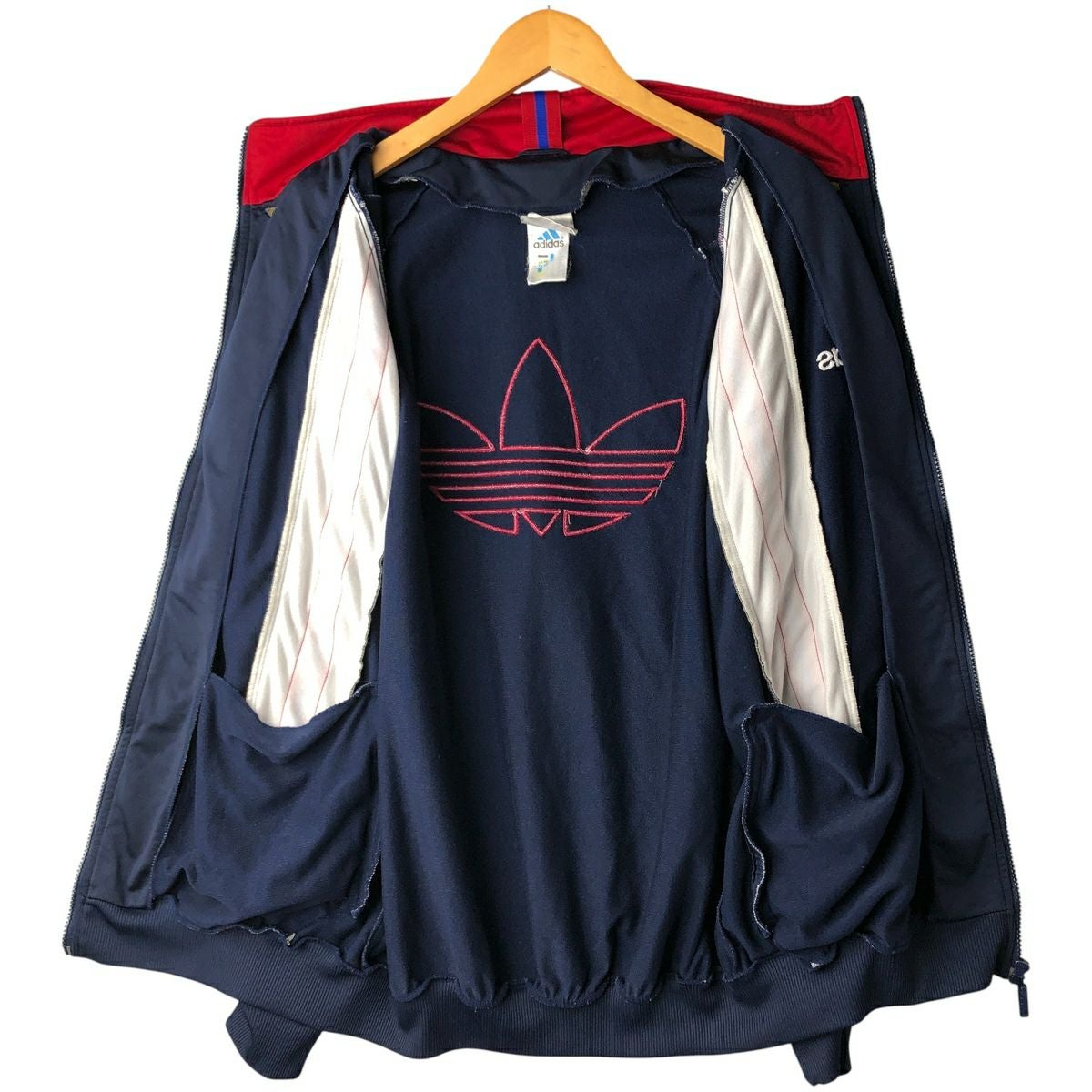 古着 90年代 アディダス adidas トレフォイルロゴ バックロゴ ジャージ