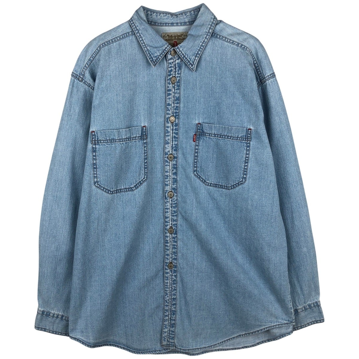 古着 リーバイス Levis RED TAB 長袖 デニムシャツ メンズL相当