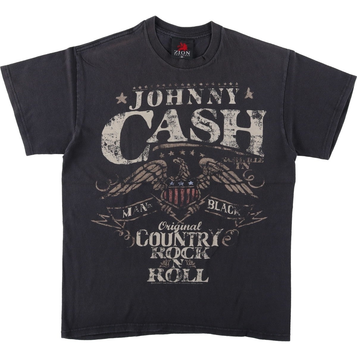 古着 ザイオン ZION JOHNNY CASH ジョニーキャッシュ バンドTシャツ