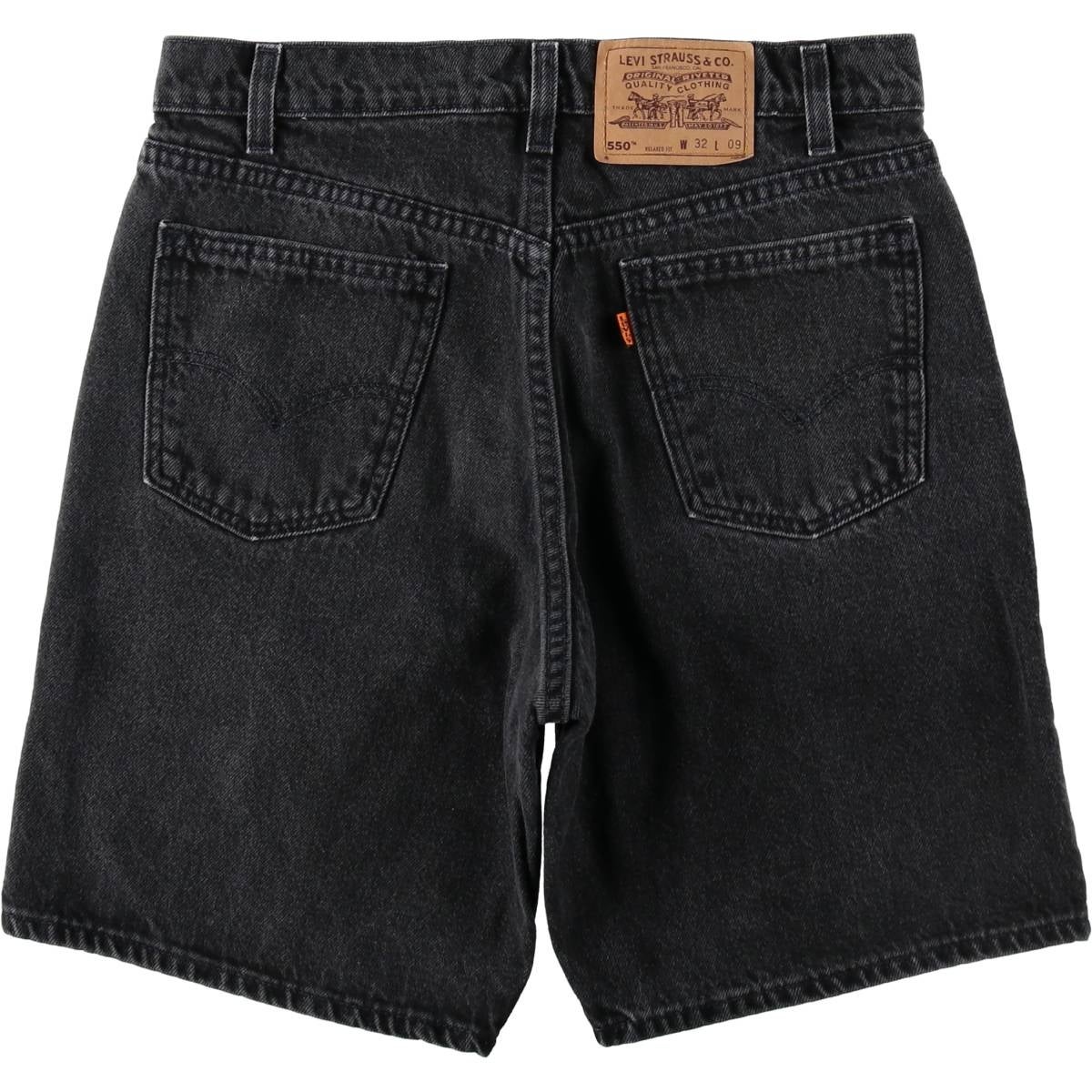 古着 90年代 リーバイス Levis 550 RELAXED FIT オレンジタブ ブラック