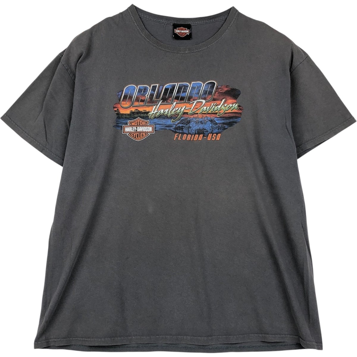 古着 ハーレーダビッドソン Harley-Davidson モーターサイクル バイクT