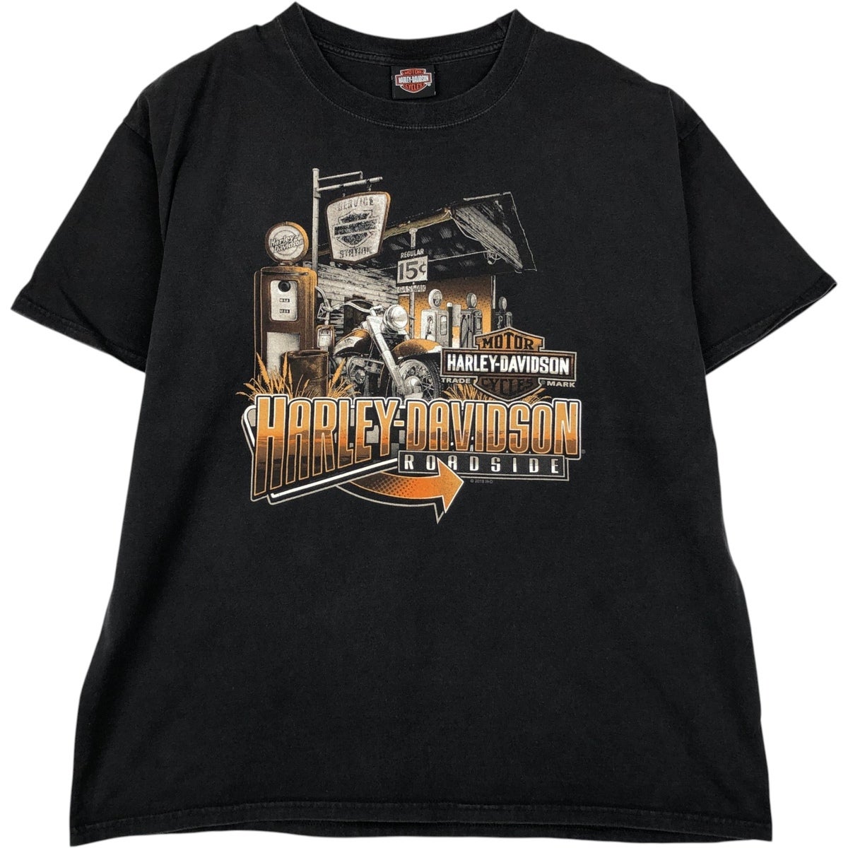 古着 ハーレーダビッドソン Harley-Davidson モーターサイクル バイクT