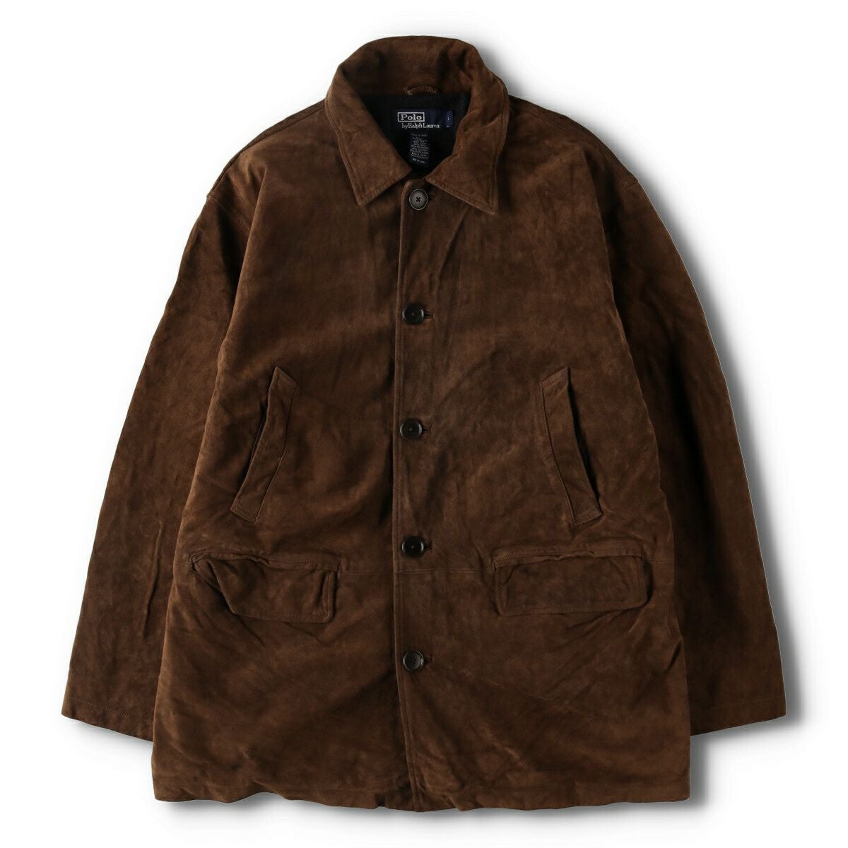 希少90sヴィンテージ　ポロ ラルフローレン スエードレザージャケット us.M 古着 90年代 ラルフローレン Ralph Lauren POLO by Ralph Lauren