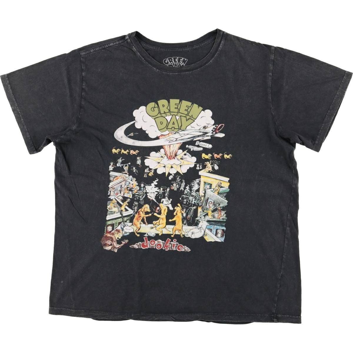 古着 Green Day グリーンデイ バンドTシャツ バンT メンズXL相当