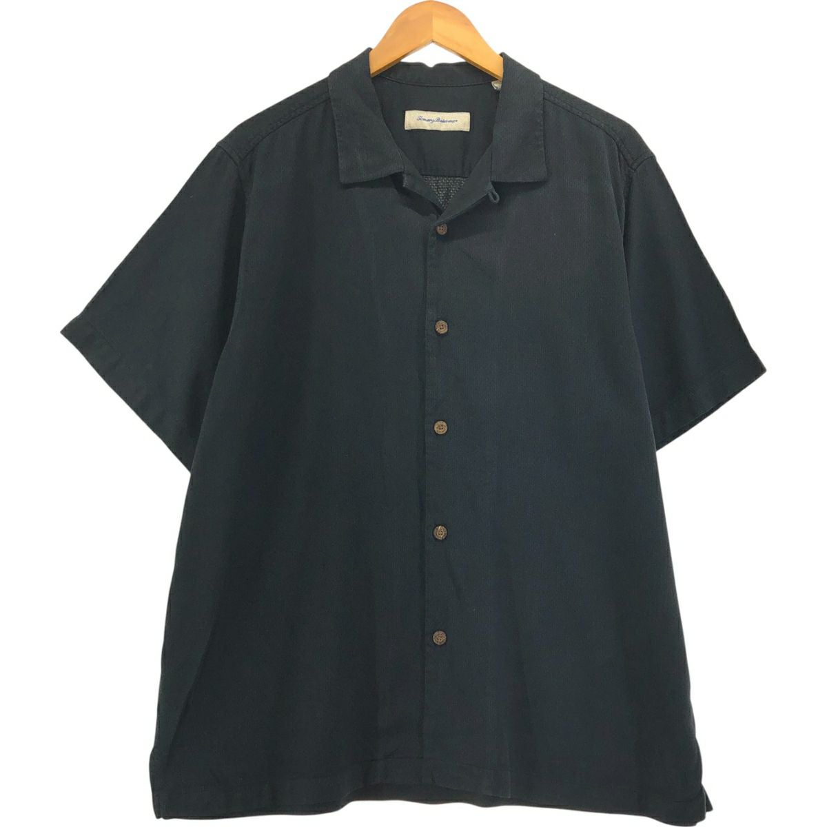 古着 トミーバハマ Tommy Bahama 半袖 オープンカラー シルクシャツ