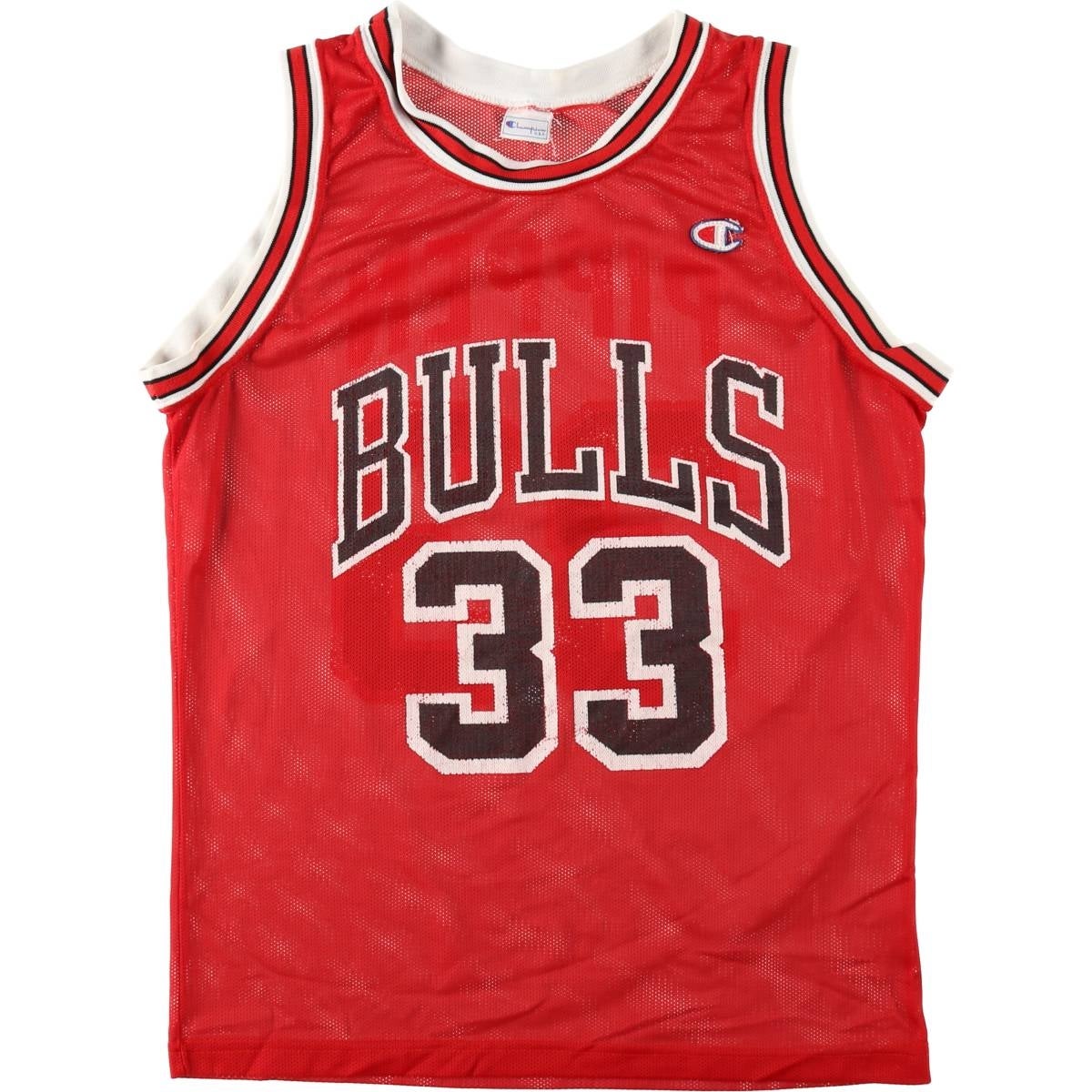 ブルズ　ゲームシャツ 古着 90年代 チャンピオン Champion NBA CHICAGO BULLS シカゴ ブルズ