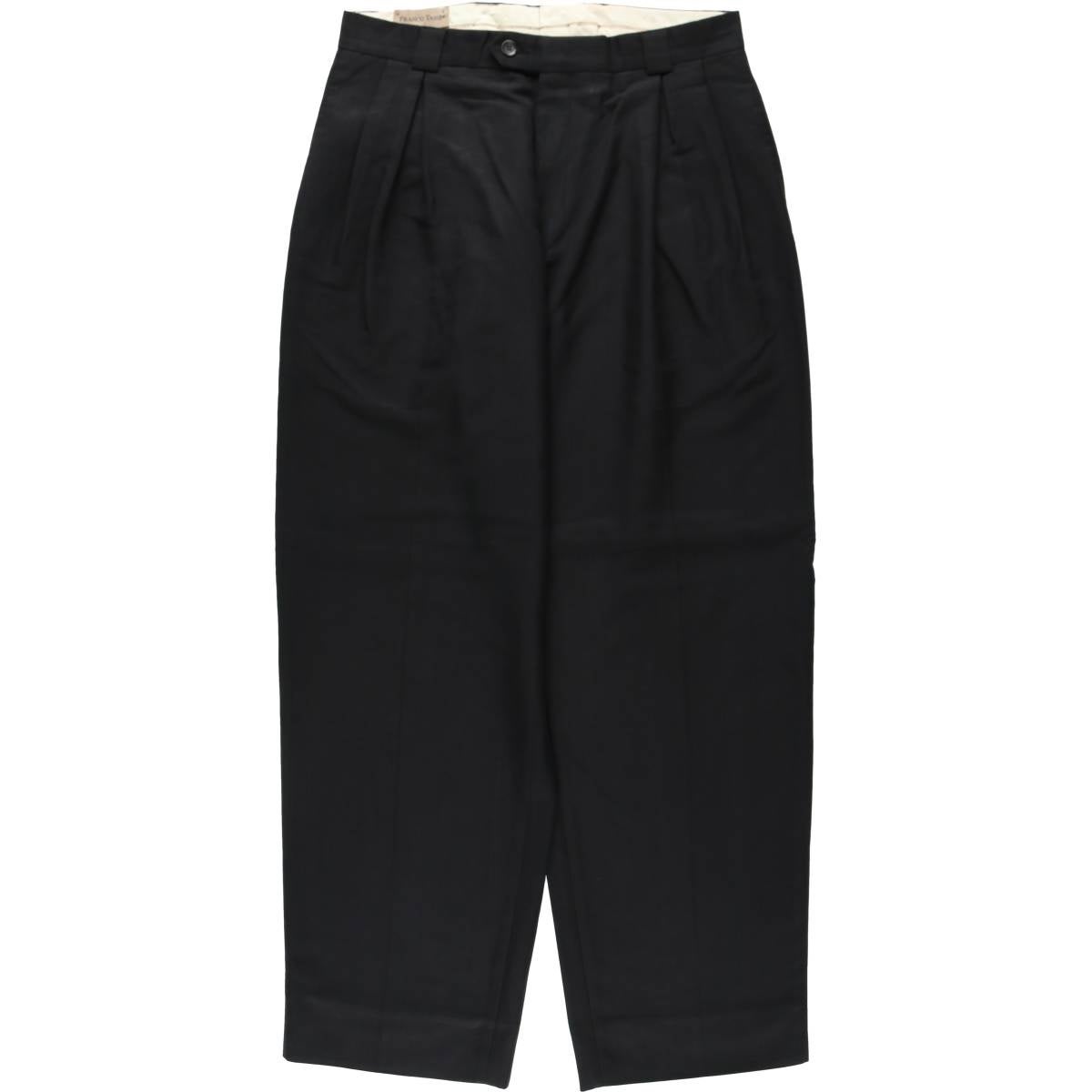 古着 FELLINI ツータック ウールパンツ スラックス カナダ製 メンズw35
