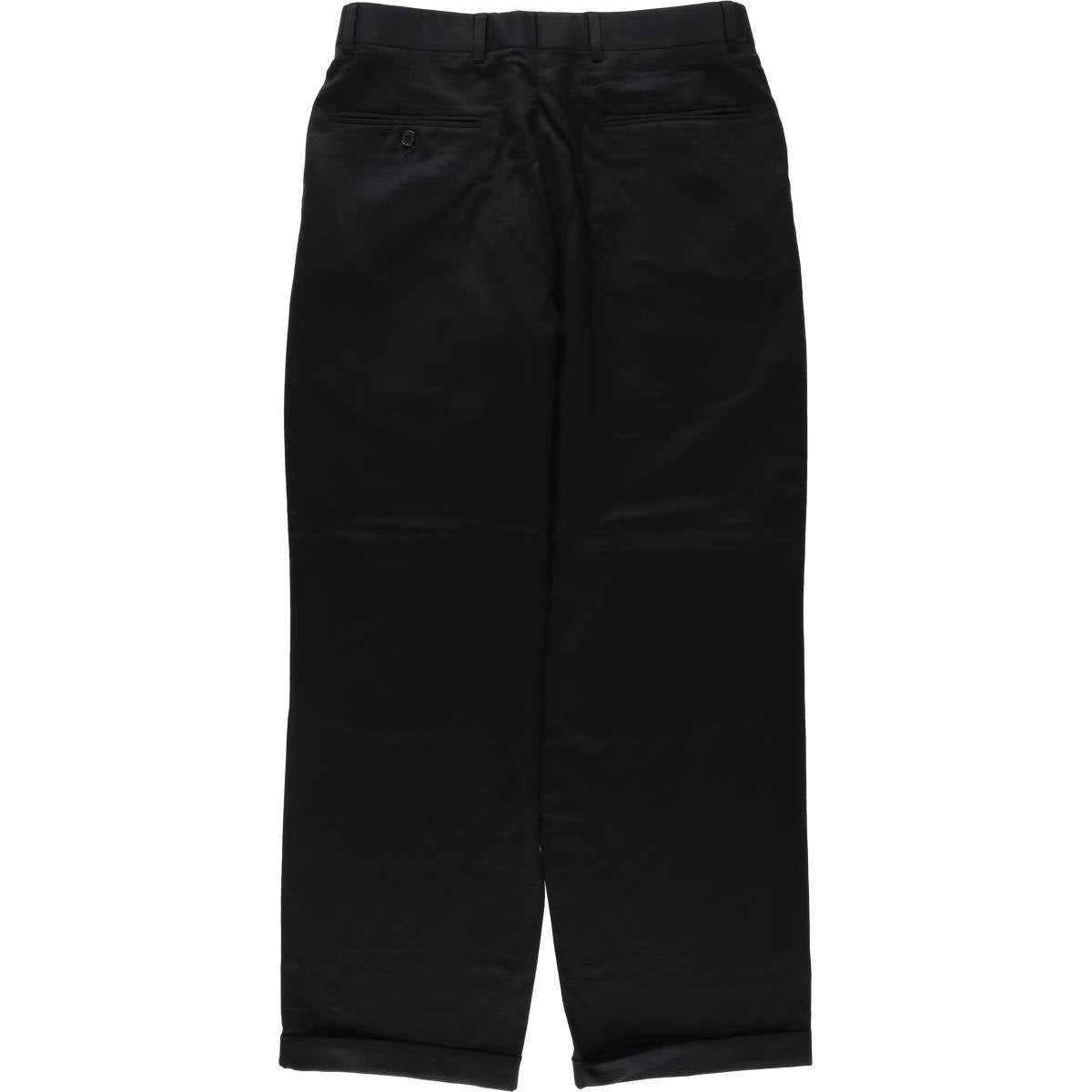 古着 ペリーエリス PERRY ELLIS PORTFOLIO ツータック ウールパンツ