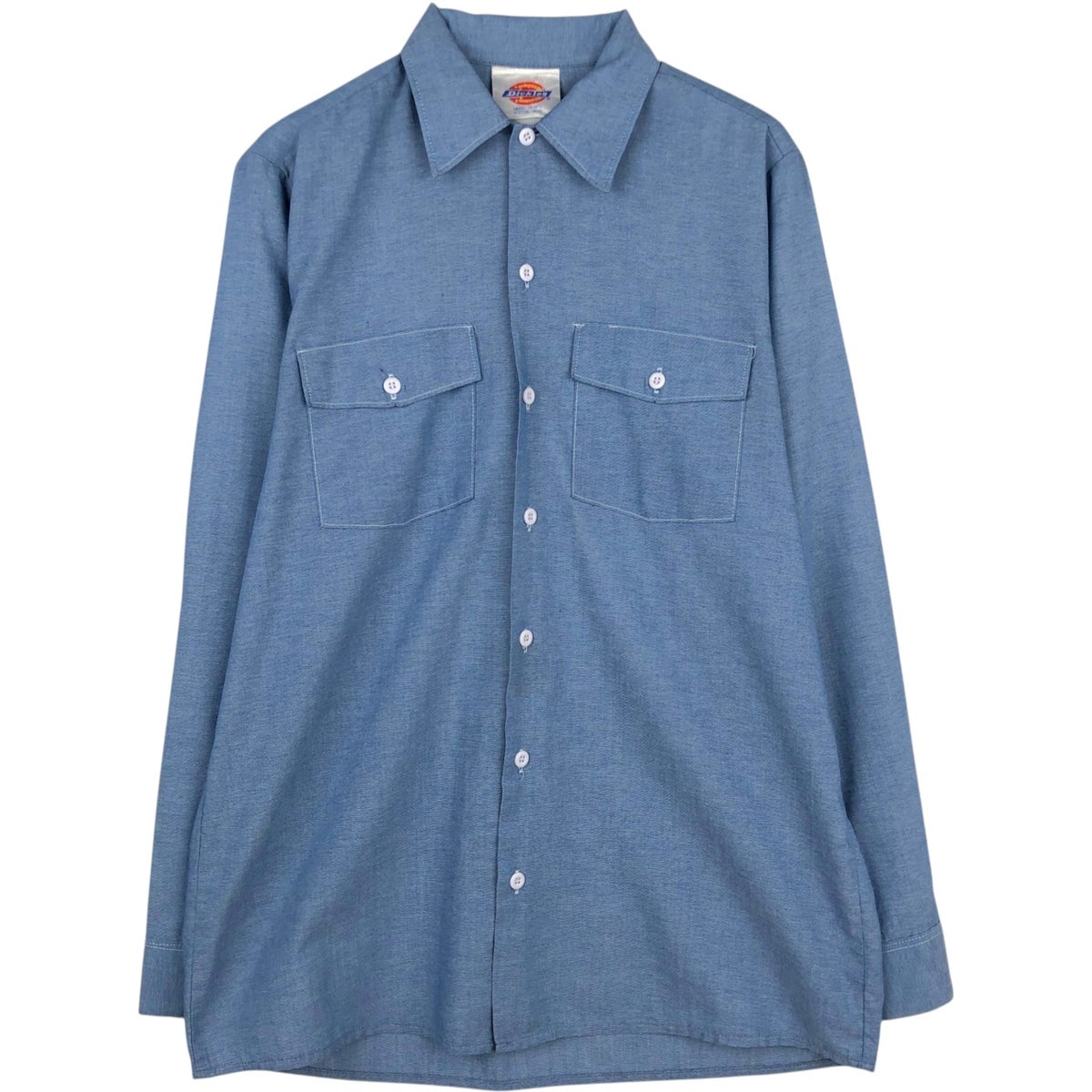 古着 90年代 ディッキーズ Dickies 長袖 ワークシャツ 17-171/2 メンズ