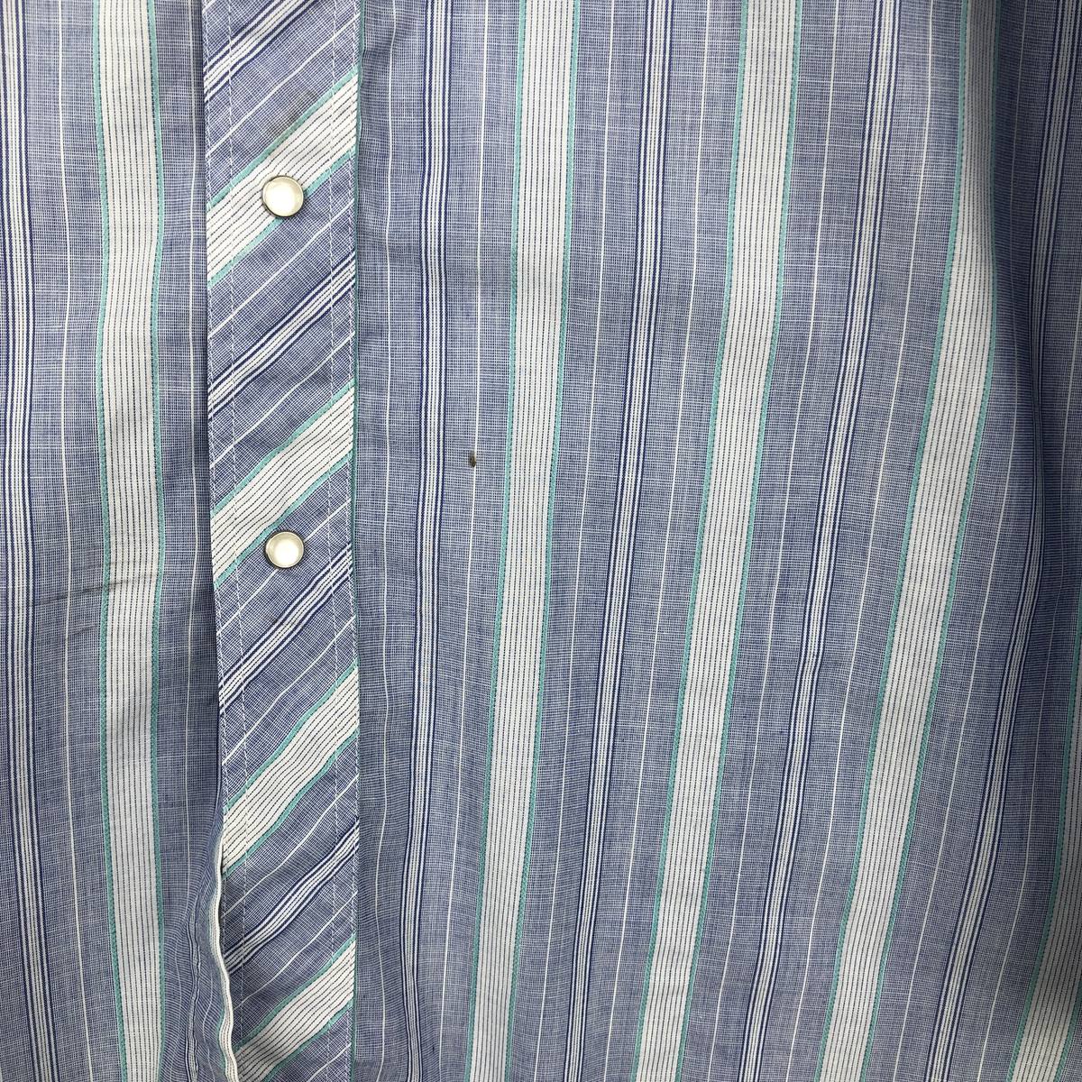 ビンテージ ラングラー マルチストライプ ウエスタンシャツ 80s 90s 古着 80～90年代 ラングラー Wrangler COWBOY CUT REGULAR FIT マルチ