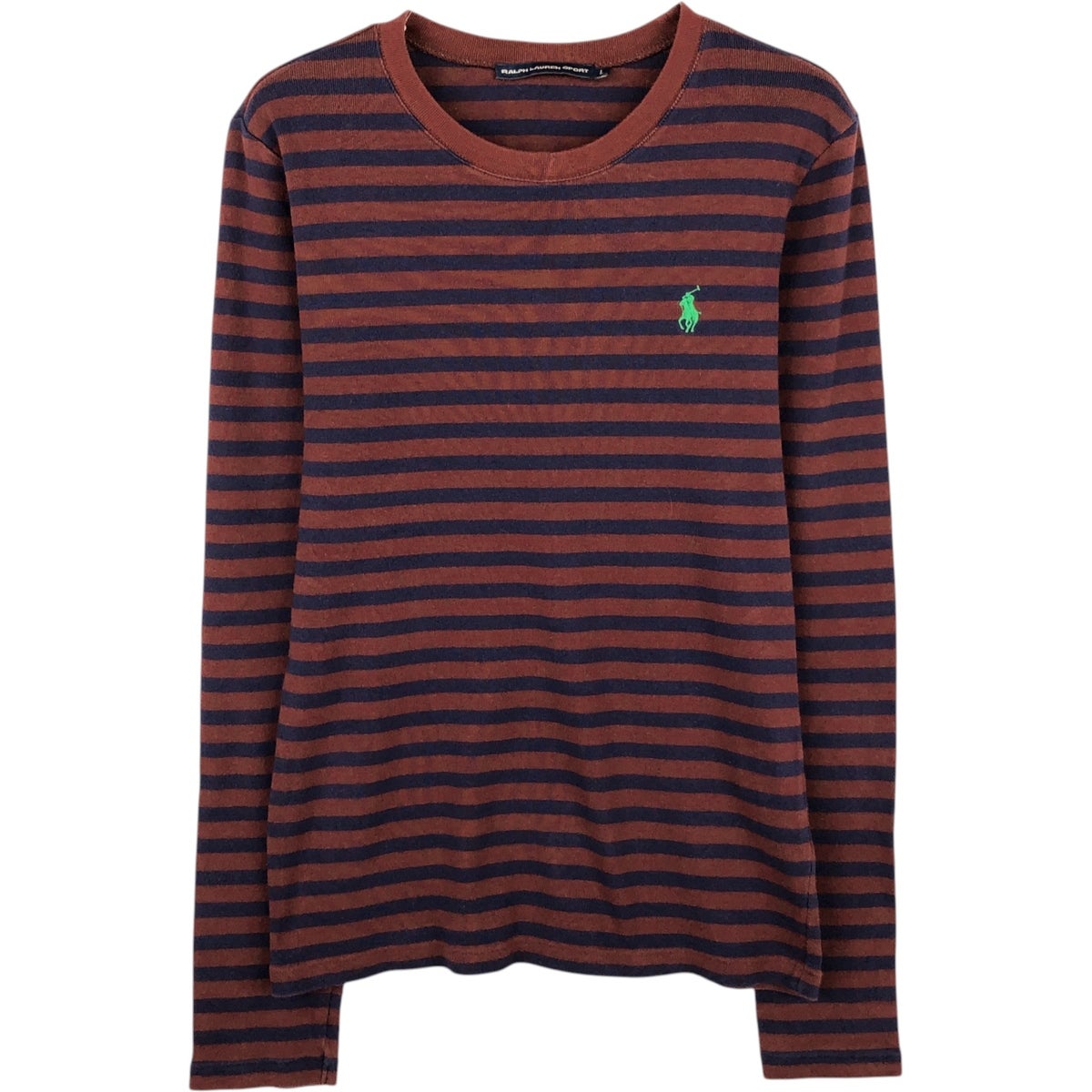 古着　Ralph Lauren 90s ボーダー　ロンT 厚手　XL 古着 90年代 ラルフローレン Ralph Lauren RALPH LAUREN SPORT トップス