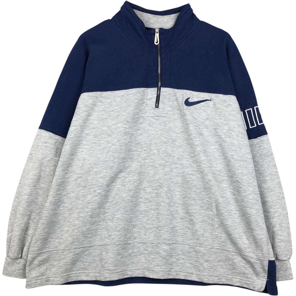 古着 90～00年代 ナイキ NIKE ハーフジップスウェットシャツ