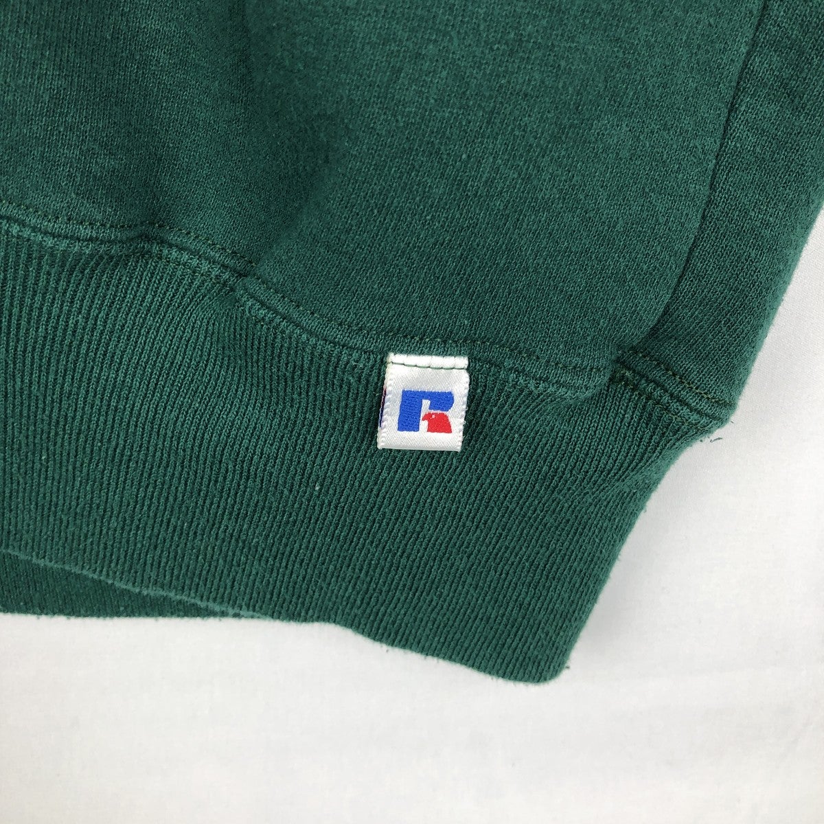 古着 90年代 ラッセル Russell ツートン ハーフジップスウェットシャツ