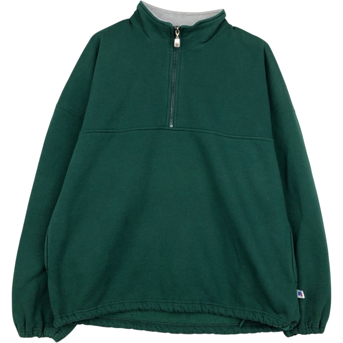 古着 90年代 ラッセル Russell ハーフジップスウェットシャツ
