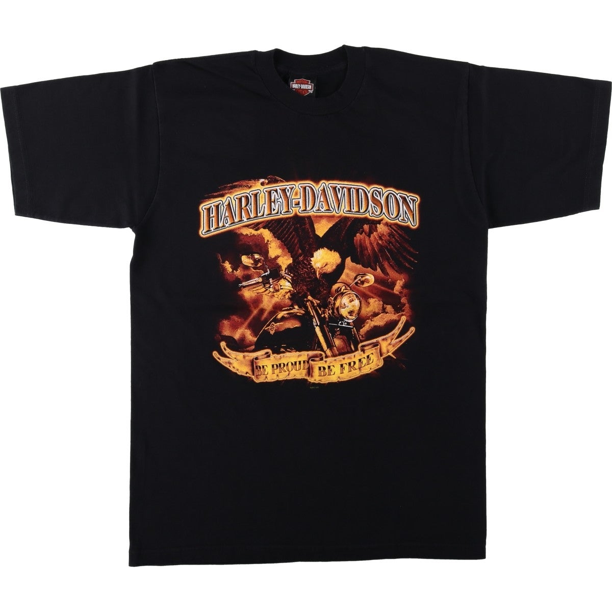 古着 00年代 Harley-Davidson ハーレーダビッドソン 鷲柄 イーグル柄
