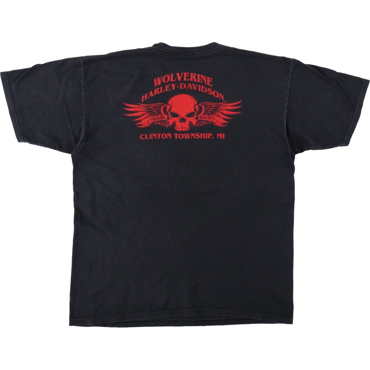 古着 00年代 ハーレーダビッドソン Harley-Davidson 星条旗柄 ドクロ柄