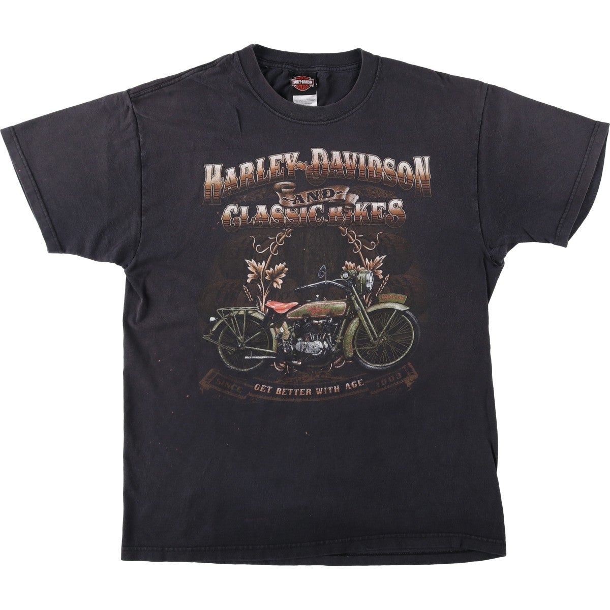 古着 ハーレーダビッドソン Harley-Davidson モーターサイクル バイクT