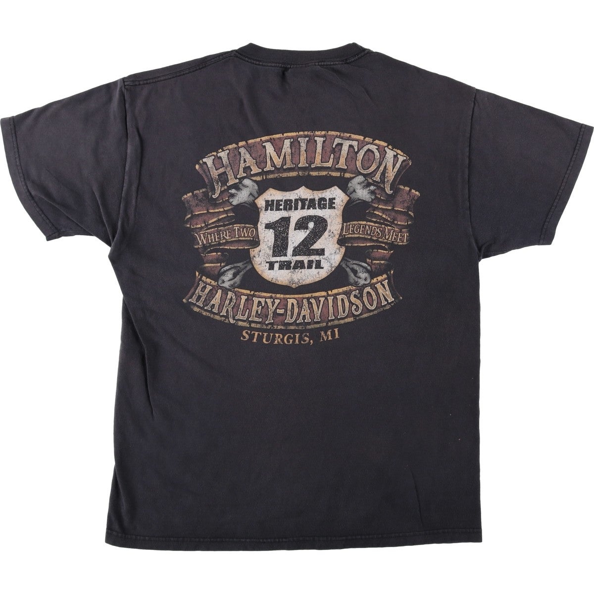 Harley Davidson ハーレー Tシャツ USA製 アメカジ バイカー 古着 ハーレーダビッドソン Harley-Davidson モーターサイクル バイクT