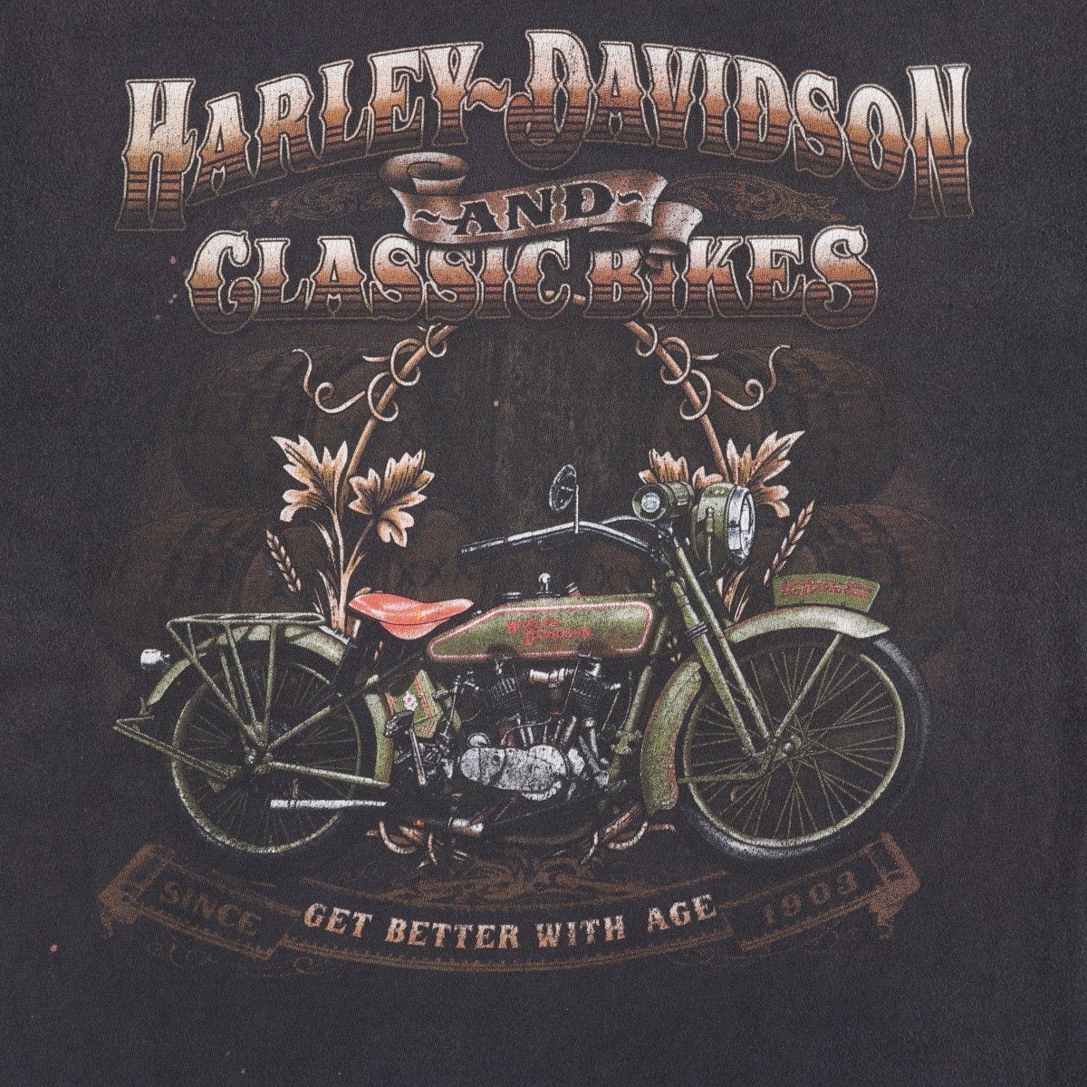 古着 ハーレーダビッドソン Harley-Davidson モーターサイクル バイクT