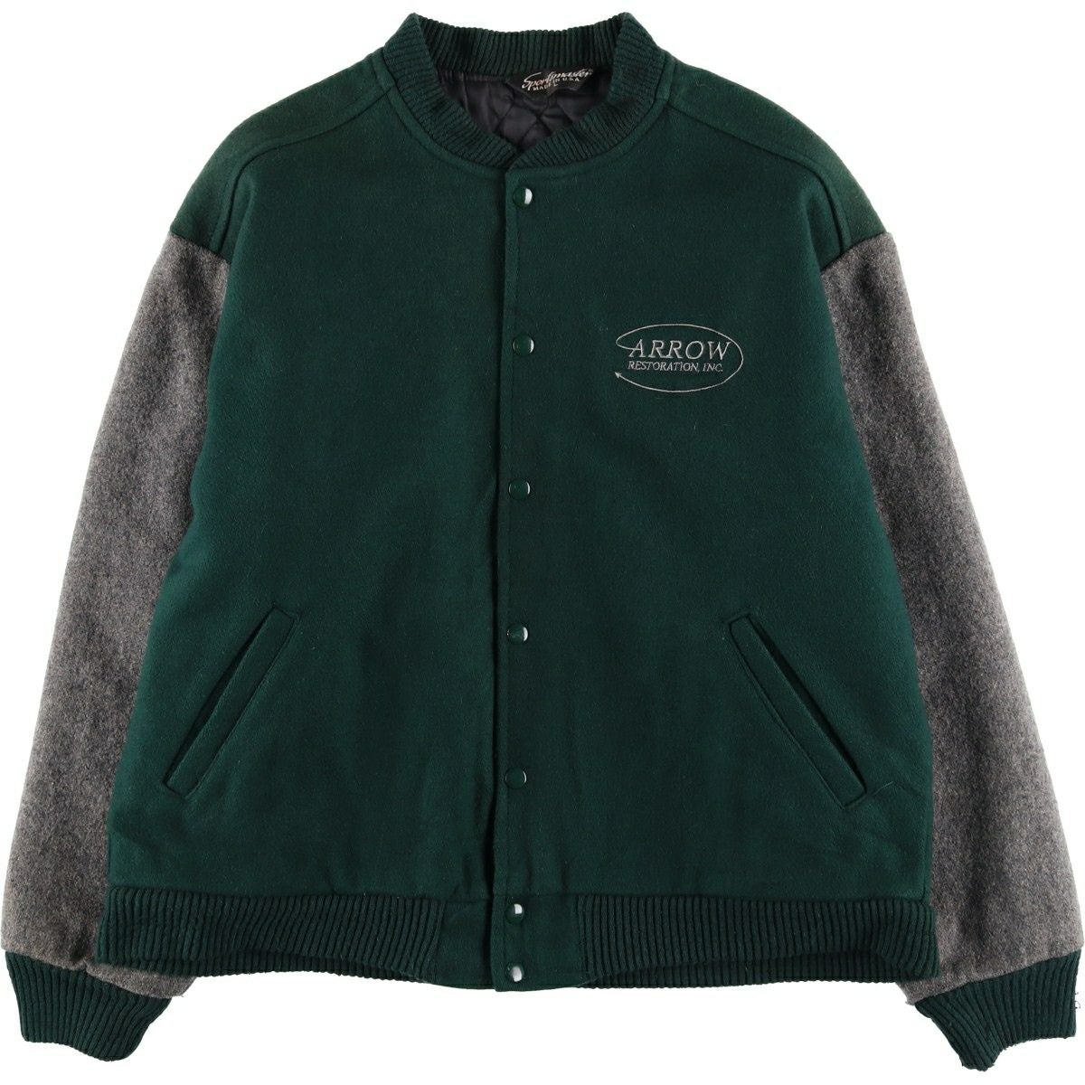 古着 80～90年代 TM ATHLETICS ウールスタジャン アワードジャケット