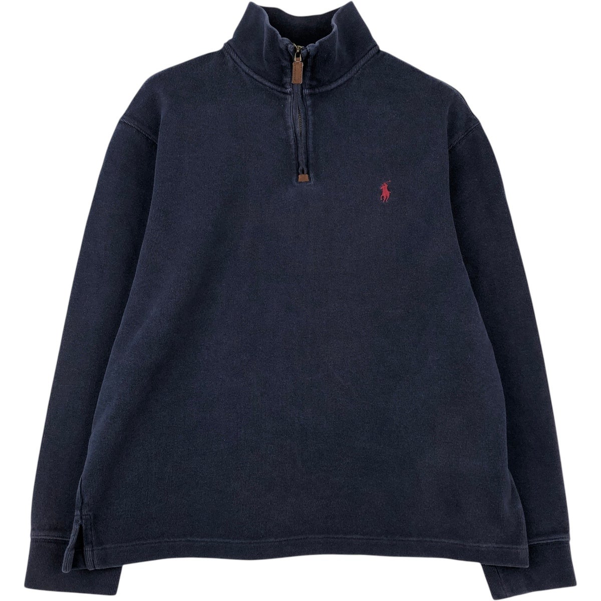 古着 ラルフローレン Ralph Lauren POLO RALPH LAUREN ハーフジップスウェットシャツ トレーナー メンズL相当/eaa647561 古着 ラルフローレン Ralph Lauren POLO RALPH LAUREN ハーフジップ