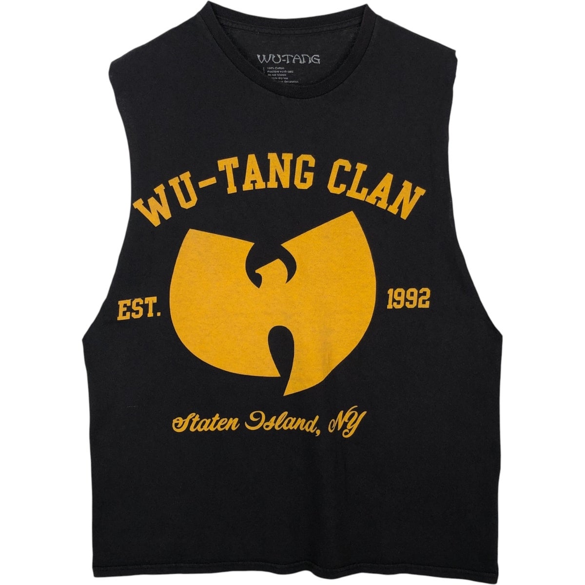 古着 WU-TANG CLAN ウータンクラン カットオフ ラップTシャツ ラップT