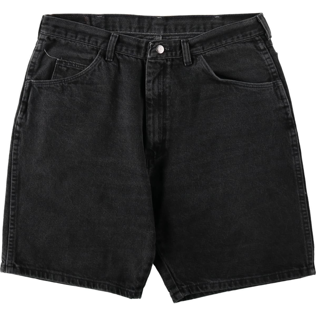 古着 ラングラー Wrangler ブラックデニムショーツ ショートパンツ メンズw35相当/eaa620242 古着 ラングラー Wrangler ブラックデニムショーツ ショートパンツ