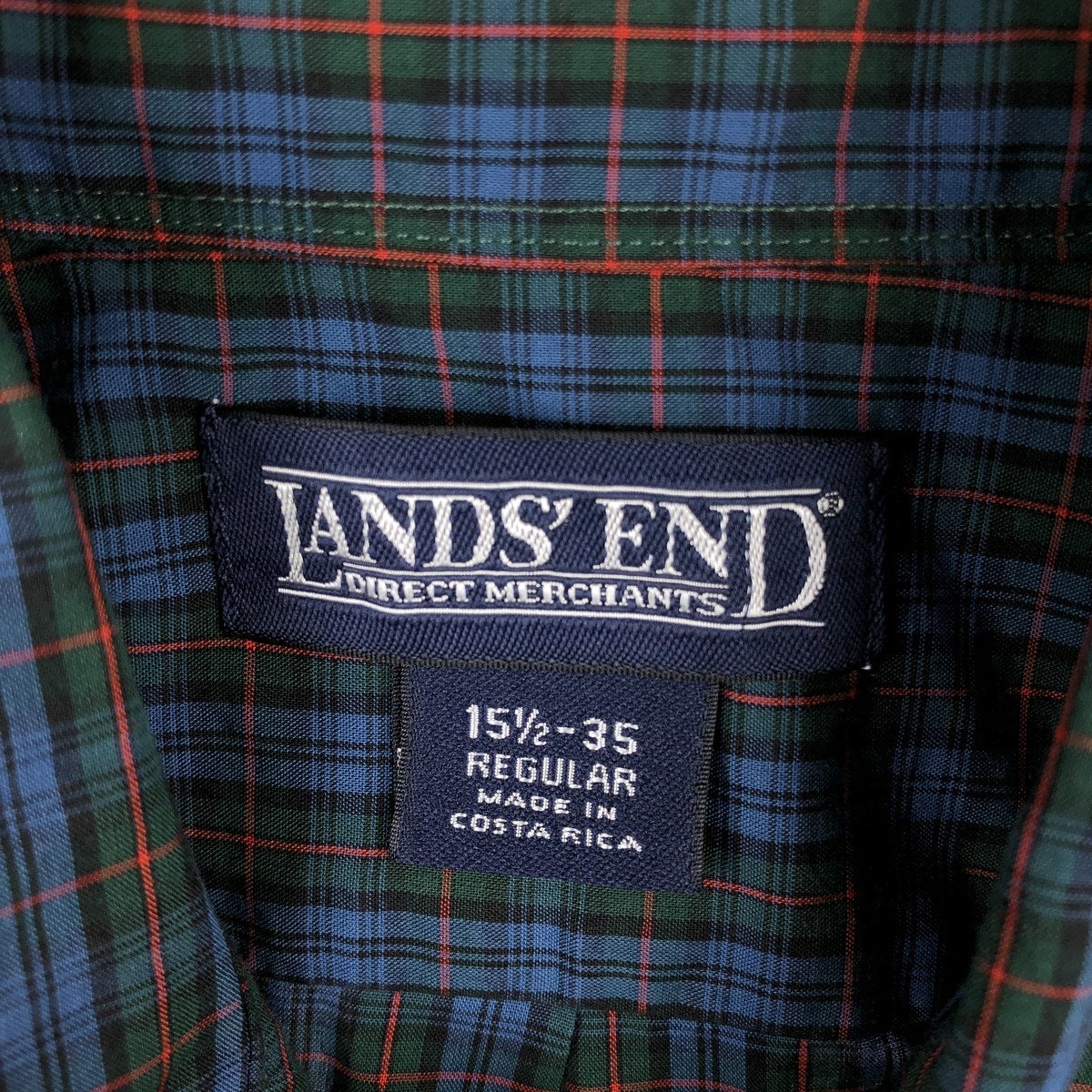 古着 ～00年代 ランズエンド LANDSEND 長袖 ボタンダウンチェック