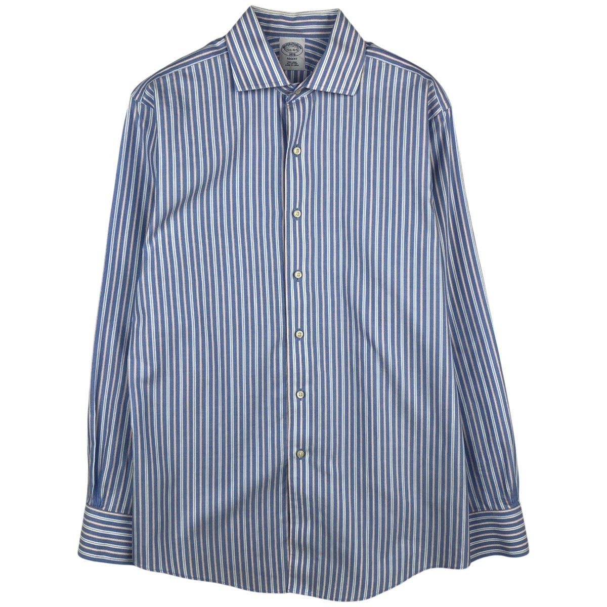 美品☆【ブルックスブラザーズ】パーソナルオーダーコットン　ストライプ　3ピース 古着 ブルックスブラザーズ Brooks Brothers Est.1818 マルチ