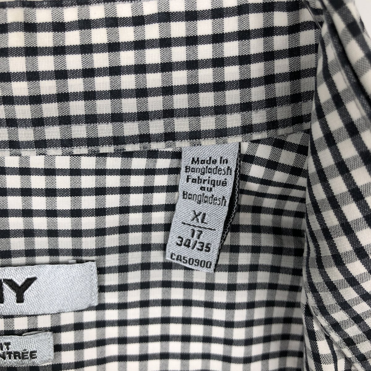 古着 ダナキャランニューヨーク DKNY SLIM FIT 半袖 ボタンダウン