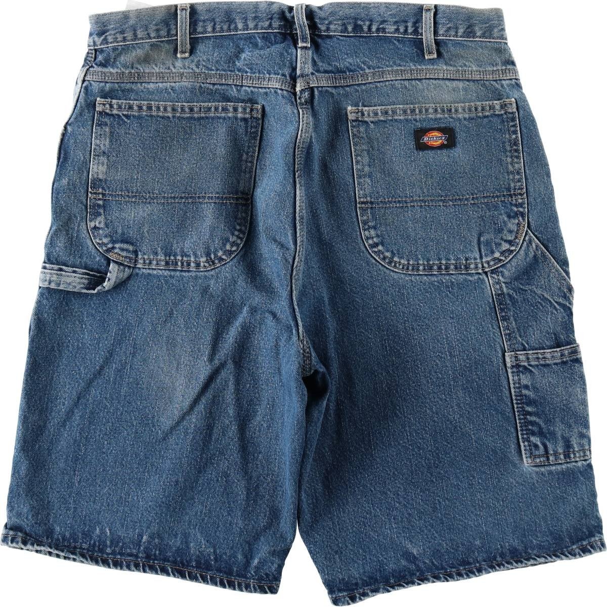 古着 ディッキーズ Dickies デニムペインターショーツ ハーフパンツ