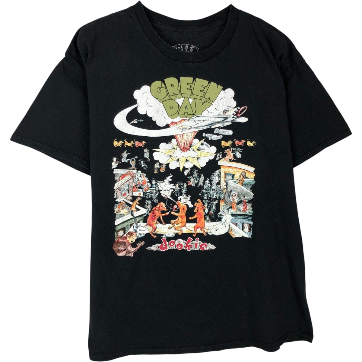 古着 Green Day グリーンデイ バンドTシャツ バンT メンズM相当
