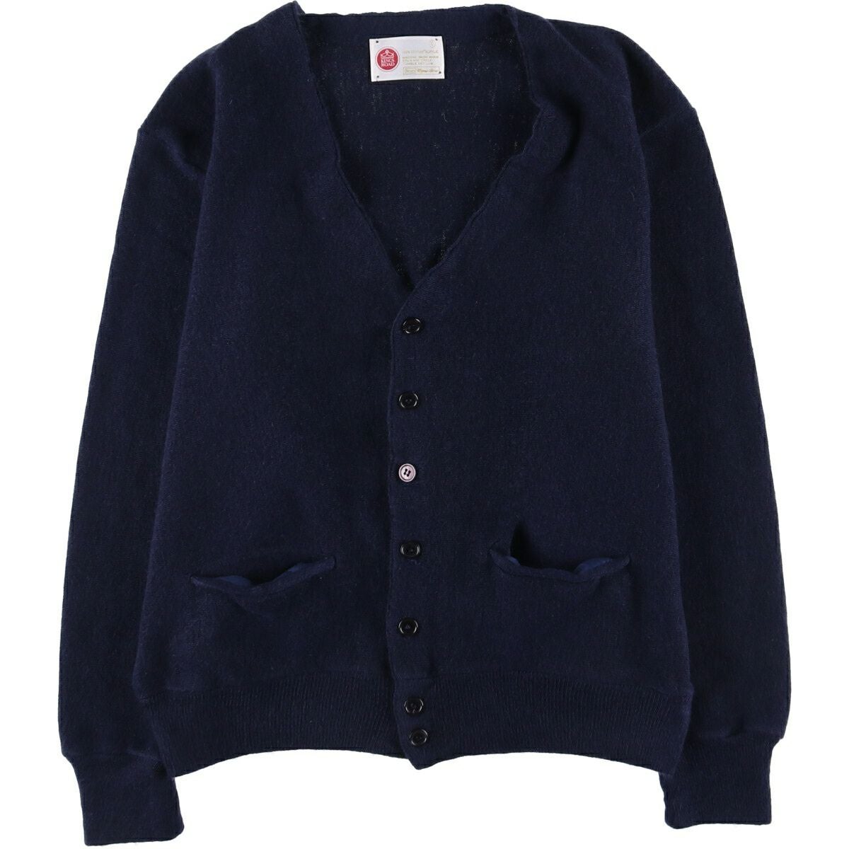 古着 60年代 シアーズ Sears アクリルニットカーディガン メンズM相当