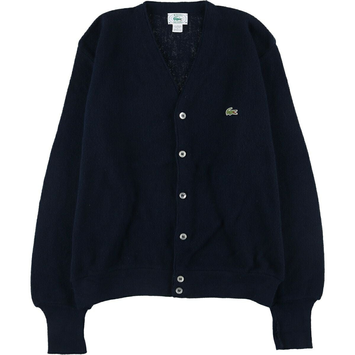 古着 70年代～ ラコステ LACOSTE IZOD アクリルニットカーディガン USA