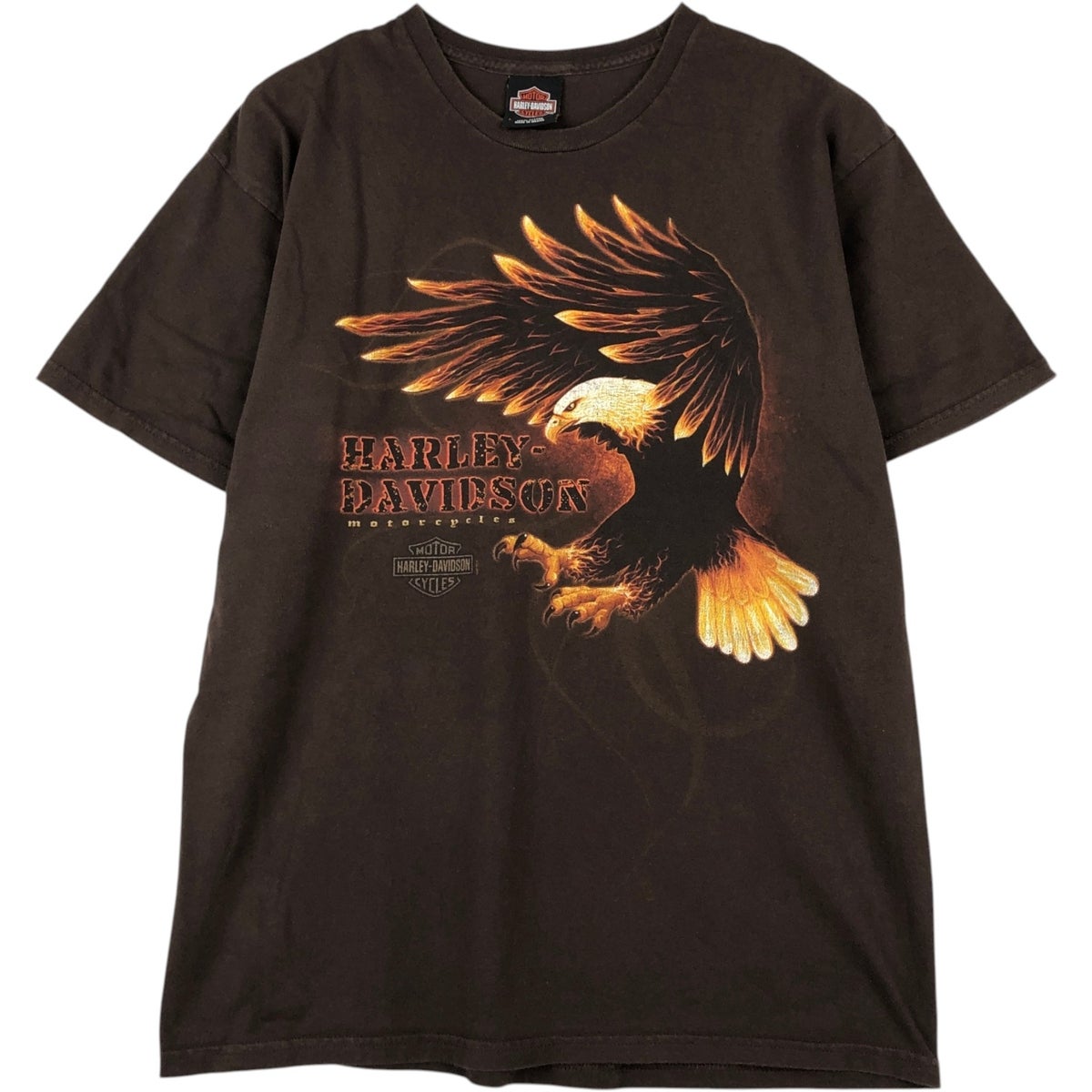 古着 Harley-Davidson ハーレーダビッドソン 鷲柄 イーグル柄 モーター