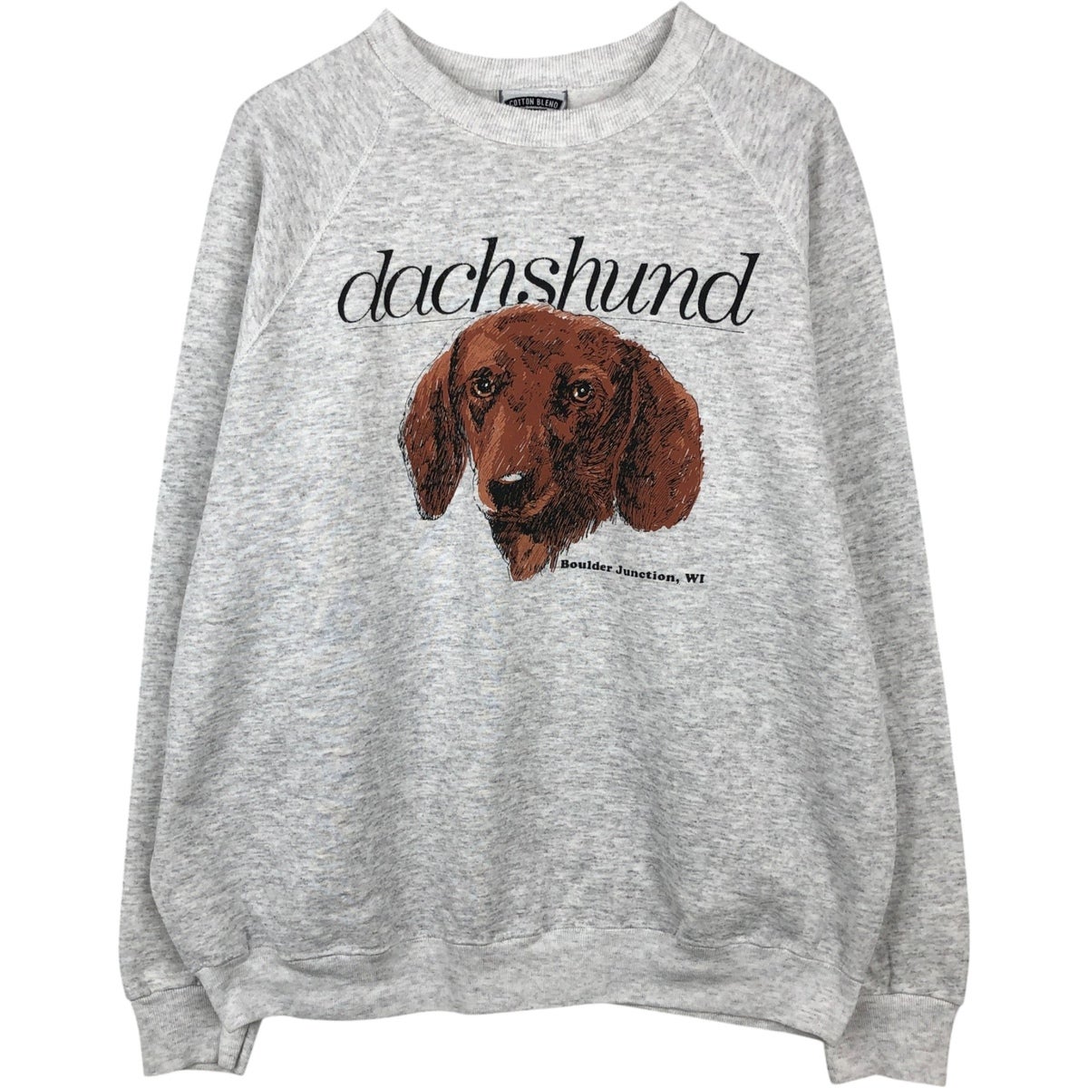 古着 90年代 リー Lee DACHSHUND ダックスフンド 犬柄 アニマル