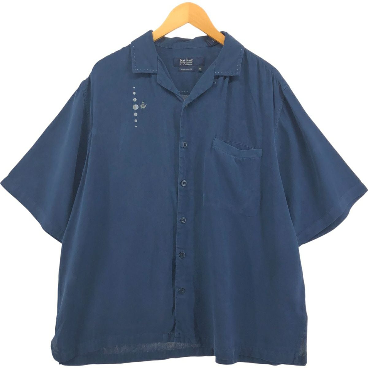 古着 ナットナスト Nat Nast American fit ツートン 半袖 オープン