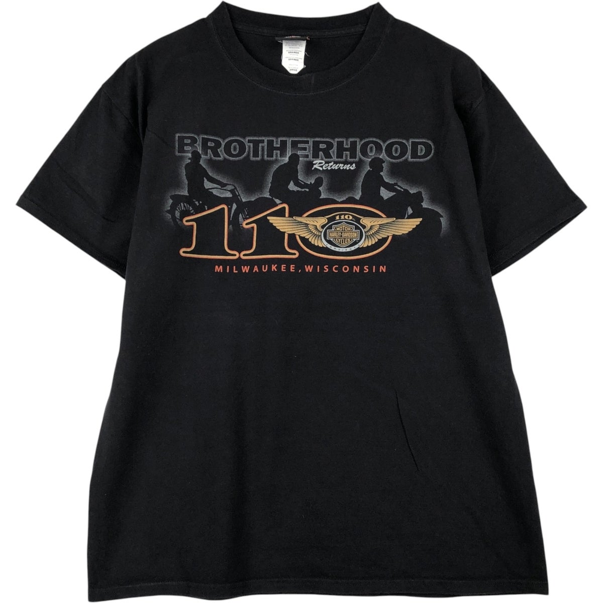 古着 ハーレーダビッドソン Harley-Davidson モーターサイクル バイクT