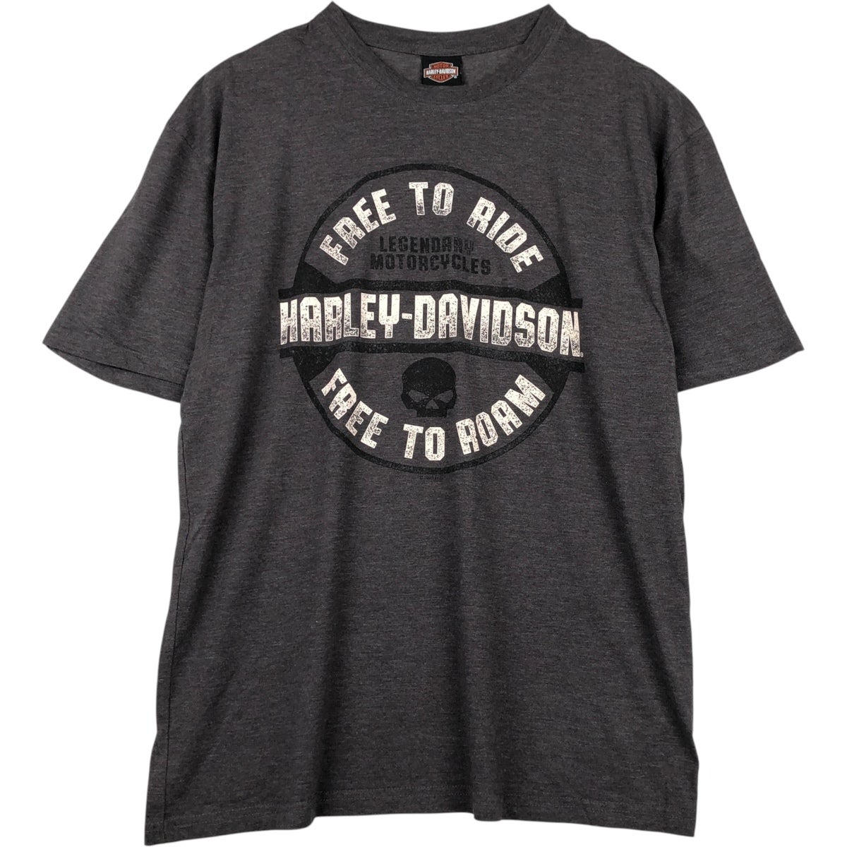 古着 ハーレーダビッドソン Harley-Davidson ドクロ柄 スカル柄
