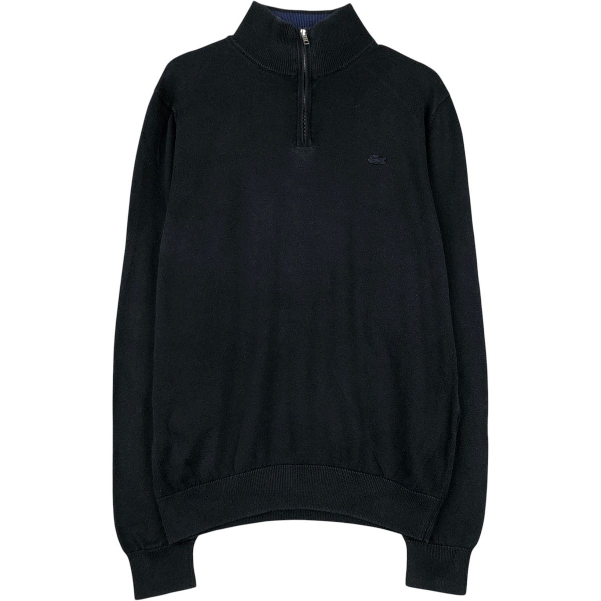 古着 ラコステ LACOSTE アクリル×ウールニットカーディガン スペイン製