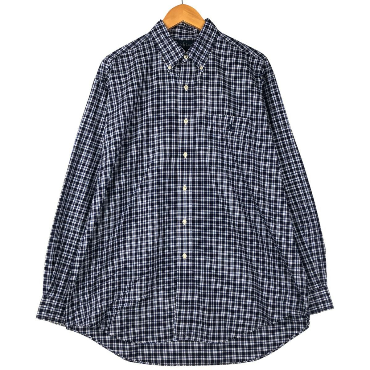 古着 ラルフローレン Ralph Lauren YARMOUTH ガンクラブチェック 長袖