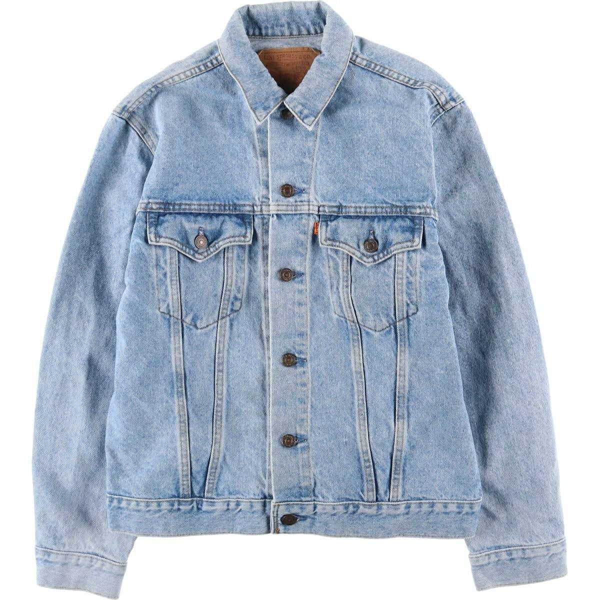 古着 リーバイス Levis 75505-0212 オレンジタブ デニムジャケット G