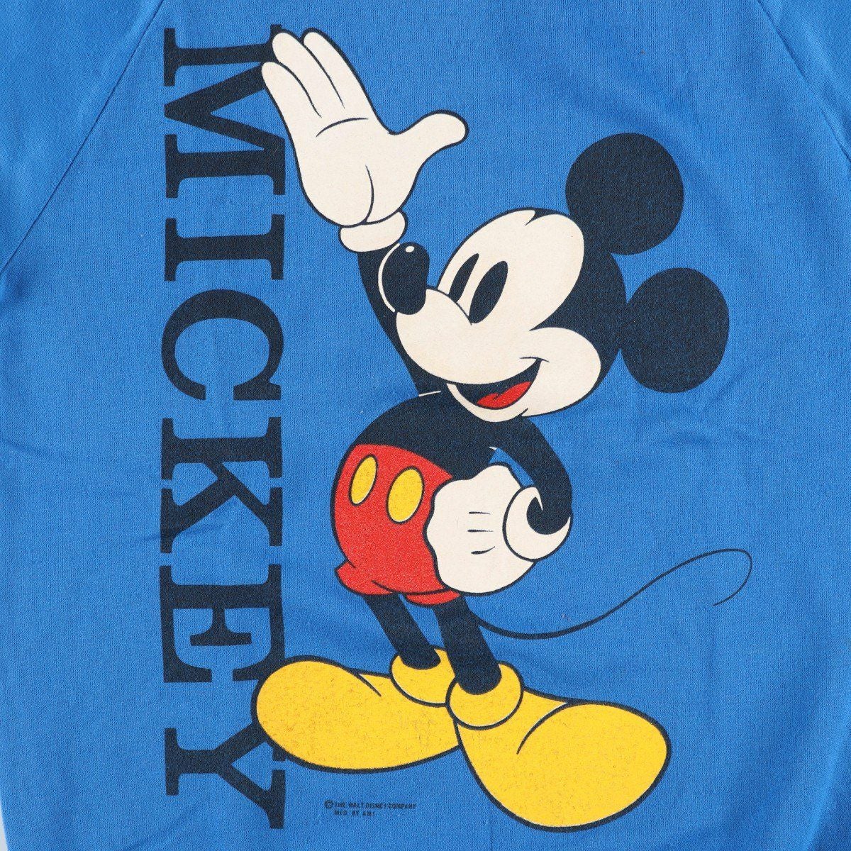 古着 80年代 allison MICKEY MOUSE ミッキーマウス 大判プリント