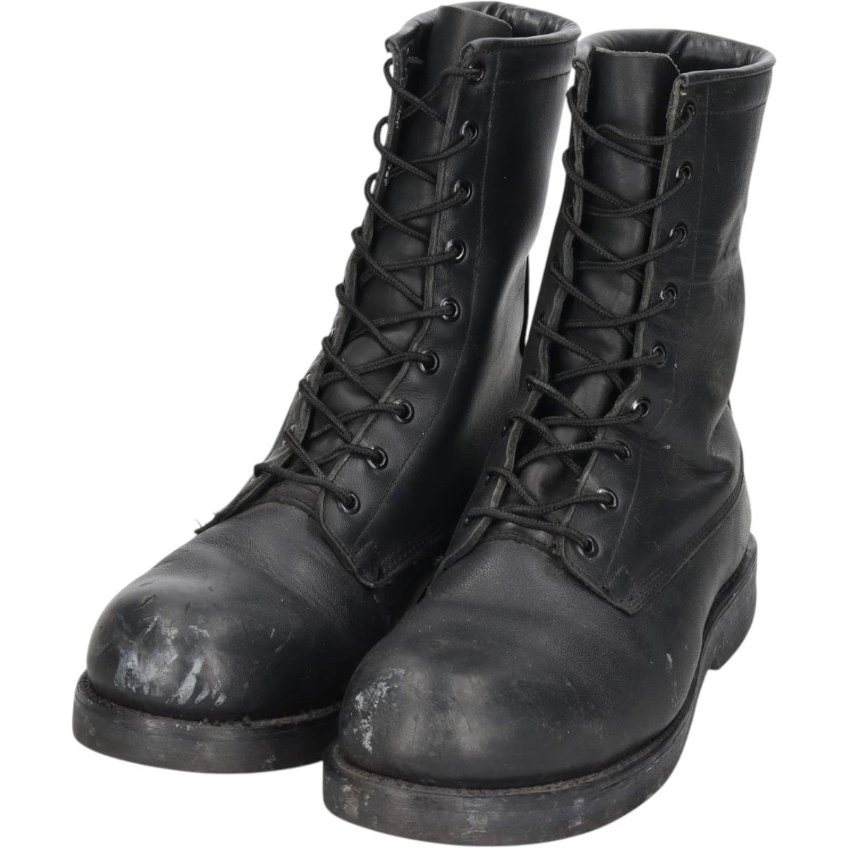 古着 00年代 米軍 スチールトゥ ミリタリーブーツ 8W メンズ26.0cm相当