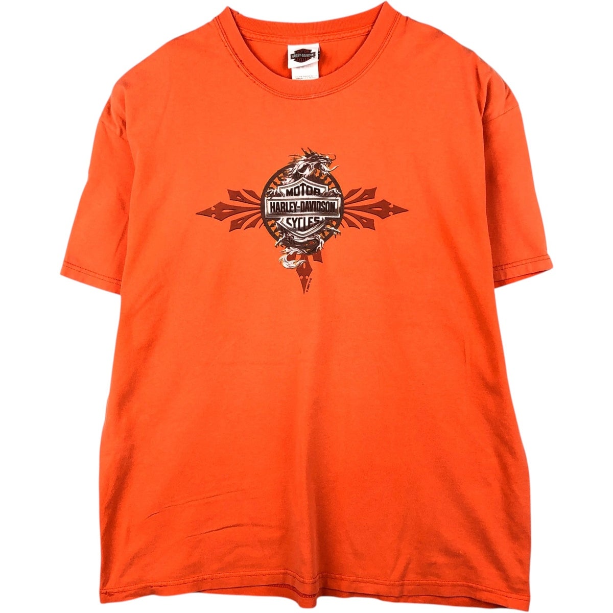 古着 90年代 ヘインズ Hanes BEEFY-T 青タグ Harley-Davidson ハーレー