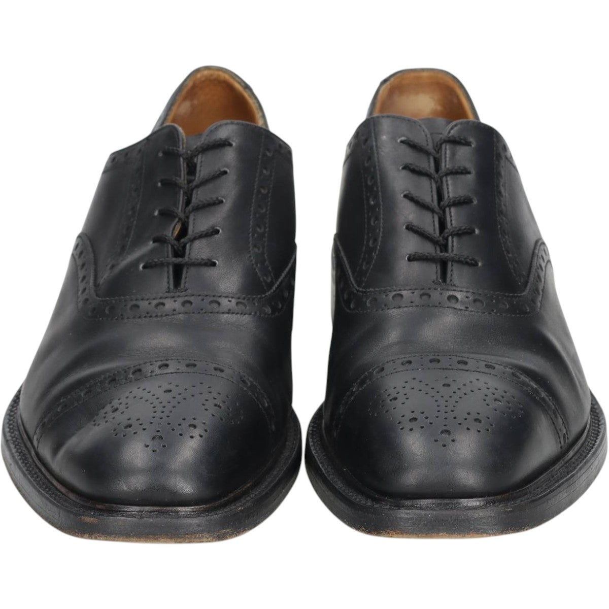 古着 グレンソン GRENSON footmaster セミブローグ ストレートチップ