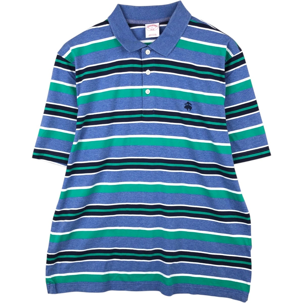 古着 ブルックスブラザーズ Brooks Brothers 1818 半袖 ボーダー