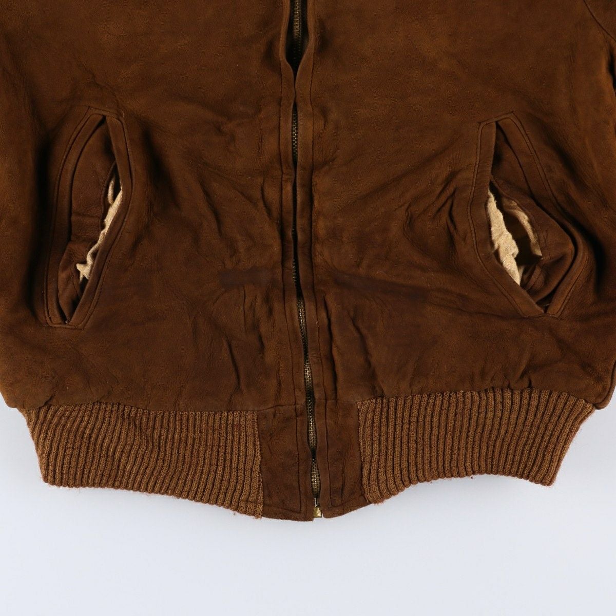 古着 60年代 Bond スエードレザージャケット USA製 レディースS相当