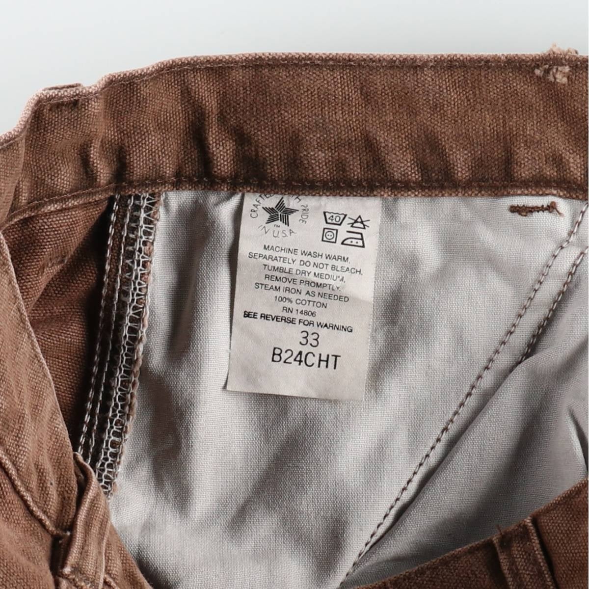 古着 80～90年代 カーハート Carhartt ダック地ペインターショーツ